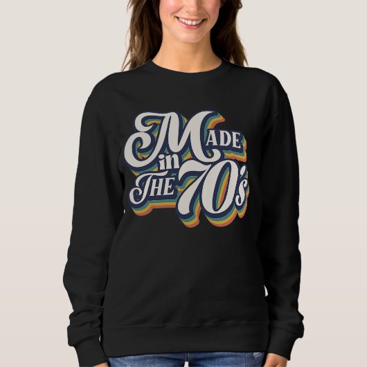 Sweatshirt Fabriqué Dans Le les années 70 (Devant)