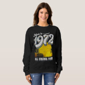 Sweatshirt Fabriqué En 1972 Toutes Les Pièces Originales Anni (Devant entier)