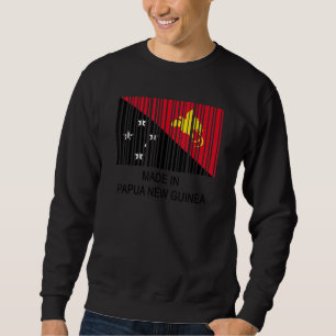 Sweatshirt Fabriqué en Papouasie-Nouvelle-Guinée Code-barres