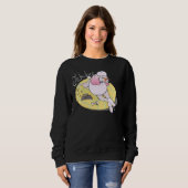 Sweatshirt Fabuleux caniche (Devant entier)