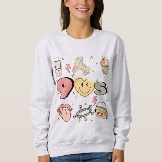Sweatshirt Fabulous 90s (Devant)
