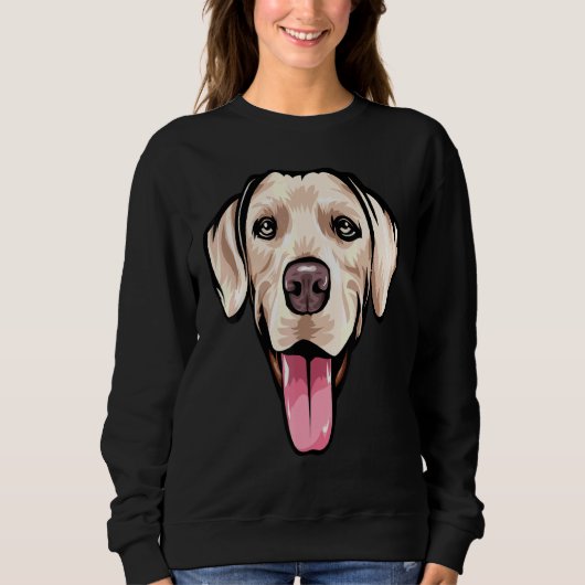 Sweatshirt Face cool Rhodesian Ridgeback (Devant)