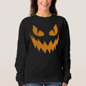Sweatshirt Face d'Halloween effrayante (Devant)
