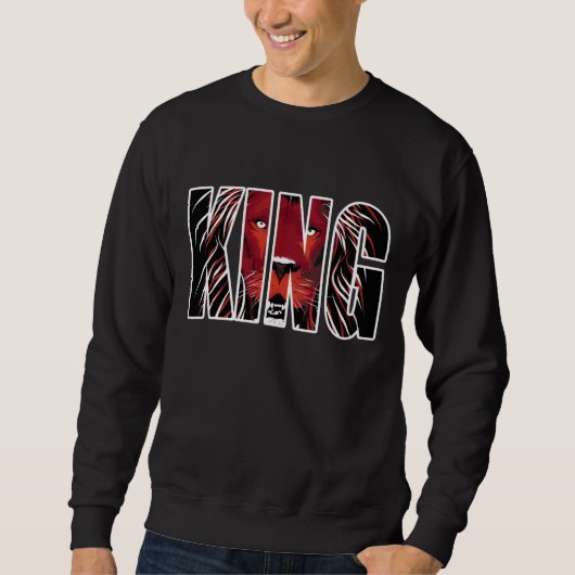 Sweatshirt Face du roi Lion (Devant)