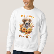 Facile à personnaliser Paw-Fect Feu Automne Chien 