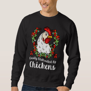 Sweatshirt Facilement Distrait Par Chic De Rooster De Volaill