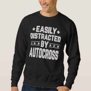 Sweatshirt Facilement distrait par l'autocross Course automo