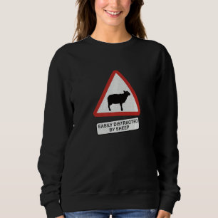 Sweatshirt Facilement Distrait Par Les Bergers De Moutons Ele
