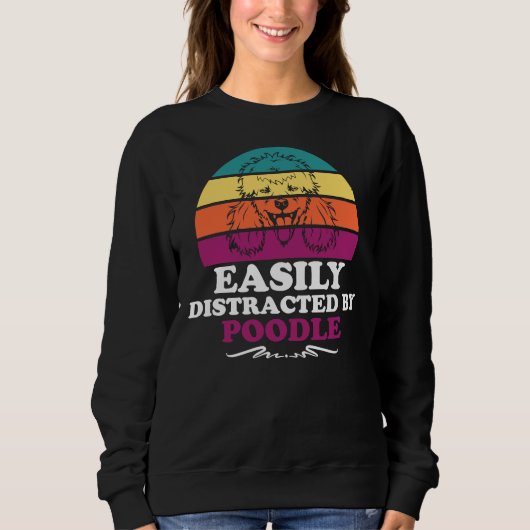 Sweatshirt Facilement distrait par les canicules (Devant)