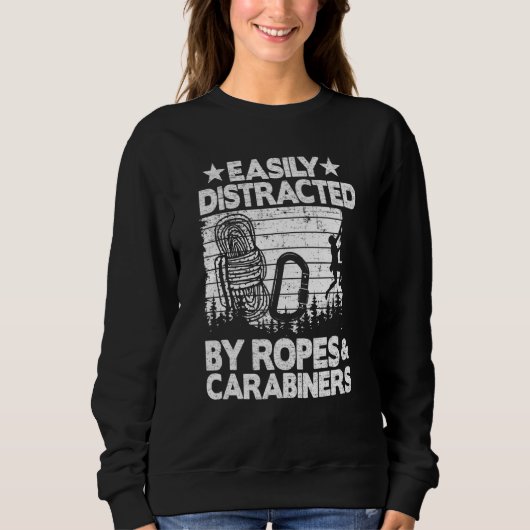 Sweatshirt Facilement Distrait Par Les Cordes Carabiners Grim (Devant)