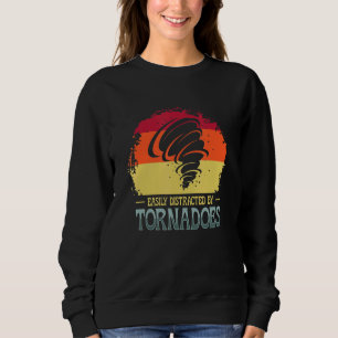 Sweatshirt Facilement Distrait Par Les Tornades Météorologie