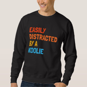 Sweatshirt Facilement Distrait Par Un Chien Koolie