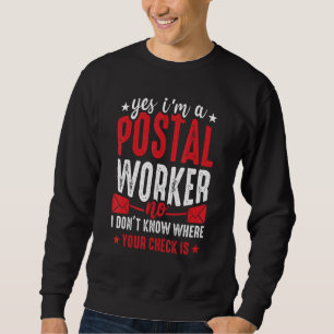 Sweatshirt Facteur Préposé à la poste Bureau de poste 2