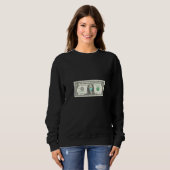 Sweatshirt Facture Dollar Avec Masque (Devant entier)