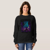 Sweatshirt Fae Fey Gothic Emo Goblincore Aesthetic Dark Fores (Devant entier)