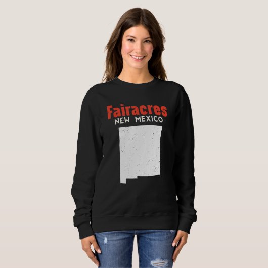 Sweatshirt Fairacres USA State America Travel New Mexican New (Devant entier)