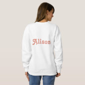 Sweatshirt Faircore Sugar Plum Art (Dos entier)