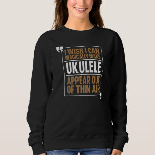 Sweatshirt Faire Apparaître Magiquement Ukuleles De Mince Air