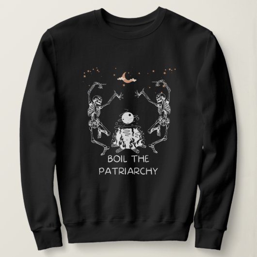 Sweatshirt Faire bouillir le patriarcat (Design devant)
