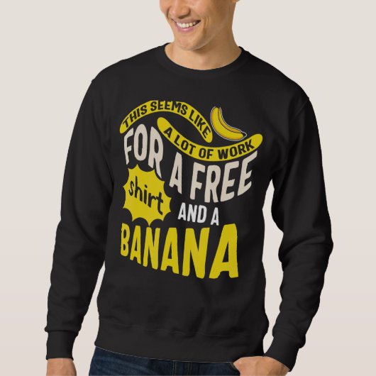 Sweatshirt Faire De La Course Beaucoup De Travail Gratuite Et (Devant)