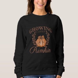 Sweatshirt Faire grandir un petit citrouille mignon automne r