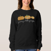 Sweatshirt Faire-part de grossesse automnale (Devant)