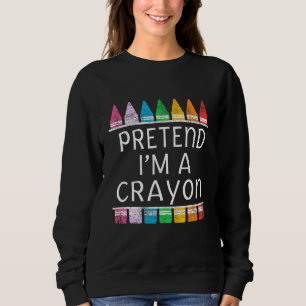 Sweatshirt Faire semblant d'être une fête d'Halloween en cost