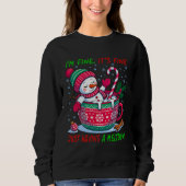 Sweatshirt Faire une crise de nerfs (Devant)
