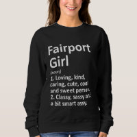FAIRPORT GIRL NY NEW YORK Funny City Accueil Racin