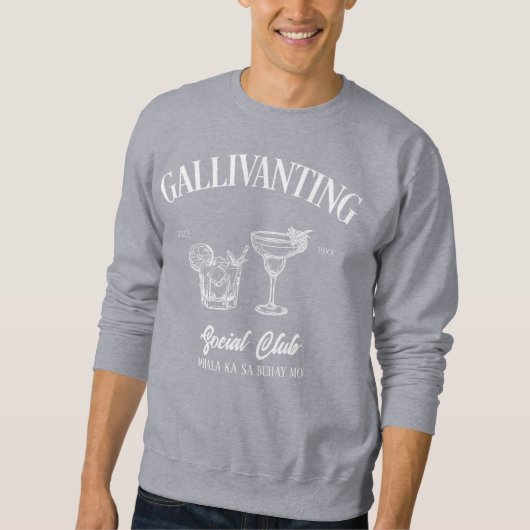 Sweatshirt Fais ce que tu veux de ta vie ! (Devant)