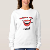 Sweatshirt Fais-moi sourire (Devant)