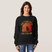 Sweatshirt Faisons comme si j'étais un Junco ardoisé correspo (Devant entier)
