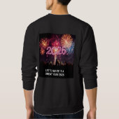 Sweatshirt Faisons de 2026 une année exceptionnelle Feux d'ar (Dos)
