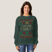 Sweatshirt Faisons de Noël un moment laid (Devant entier)