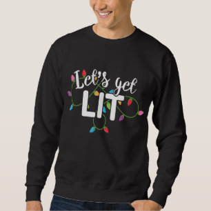 Sweatshirt Faisons Lit Drôle Vêtements de Noël Xma