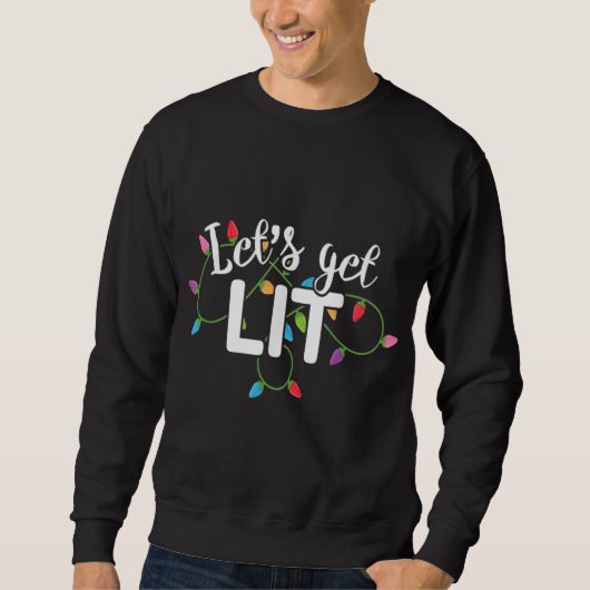 Sweatshirt Faisons Lit Drôle Vêtements de Noël Xma (Devant)