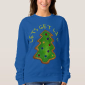Sweatshirt Faisons Lit Vilain Sweater Arbre de Noël (Devant)