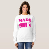Sweatshirt Fait dans les années 90 (Devant entier)