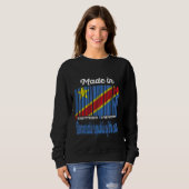 Sweatshirt Fait République Démocratique Du Congo (Devant entier)