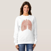 Sweatshirt Faites chaque compte de respiration (Devant entier)