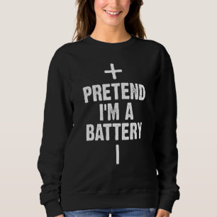Sweatshirt Faites comme si je suis une batterie blonde Hallow