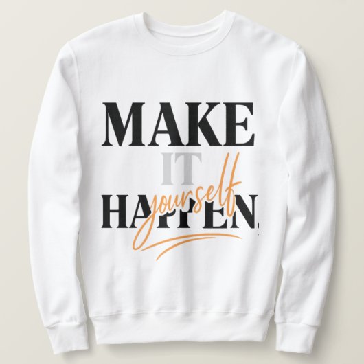 Sweatshirt "Faites-le vous-même" (Design devant)
