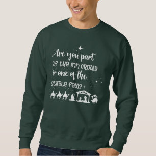 Sweatshirt Faites-Vous Partie De La Foule D'Auberges ? Noël c