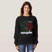 Sweatshirt Faith Hope Love Snowman  Christian Xmas (Devant entier)