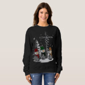 Sweatshirt Faith Hope Love Snowmen Christmas (Devant entier)