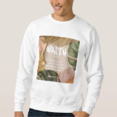 Sweatshirt Faith (nom) Graffiti Bible chrétienne verset hébre (Devant)