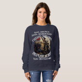 Sweatshirt Fajitas Agneau de Dieu Trump (Devant entier)