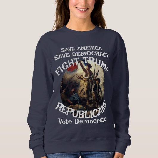 Sweatshirt Fajitas Agneau de Dieu Trump (Devant)