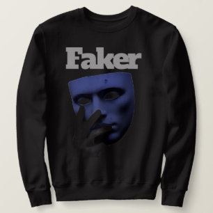 Sweatshirt fake mask