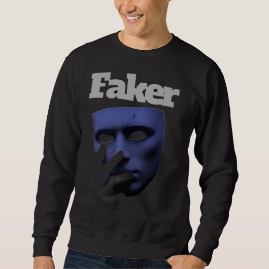 Sweatshirt fake mask (Devant)
